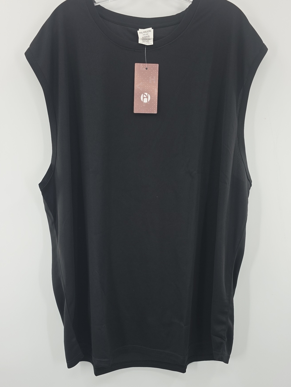 Athleta Black Sleeveless Muscle Tank - Relaxed Fit